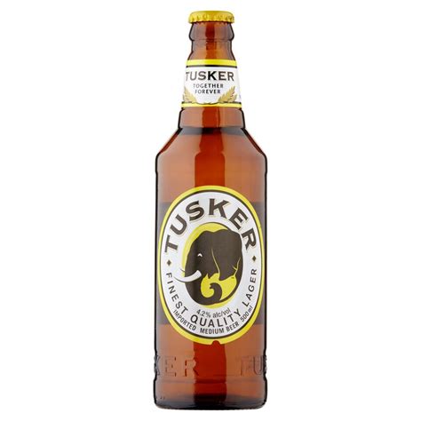 tusker beer at tesco.